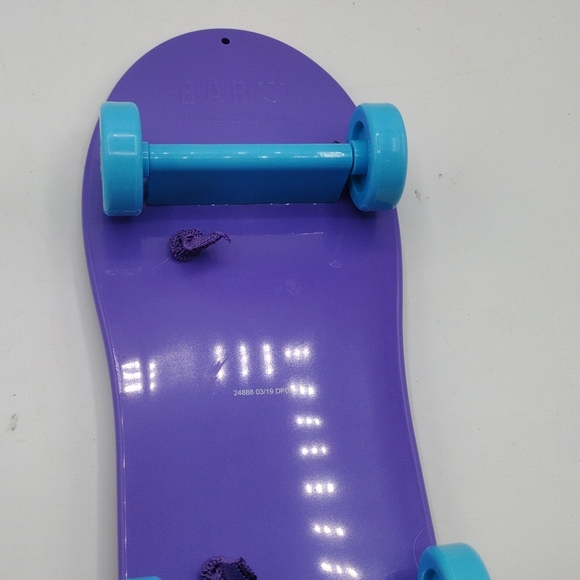 Build A Bear Pink Purple Glitter Skateboard BAB - Picture 3 of 6
